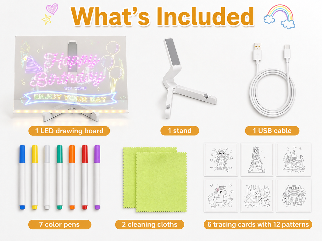 Glow & Trace LED Drawing Board