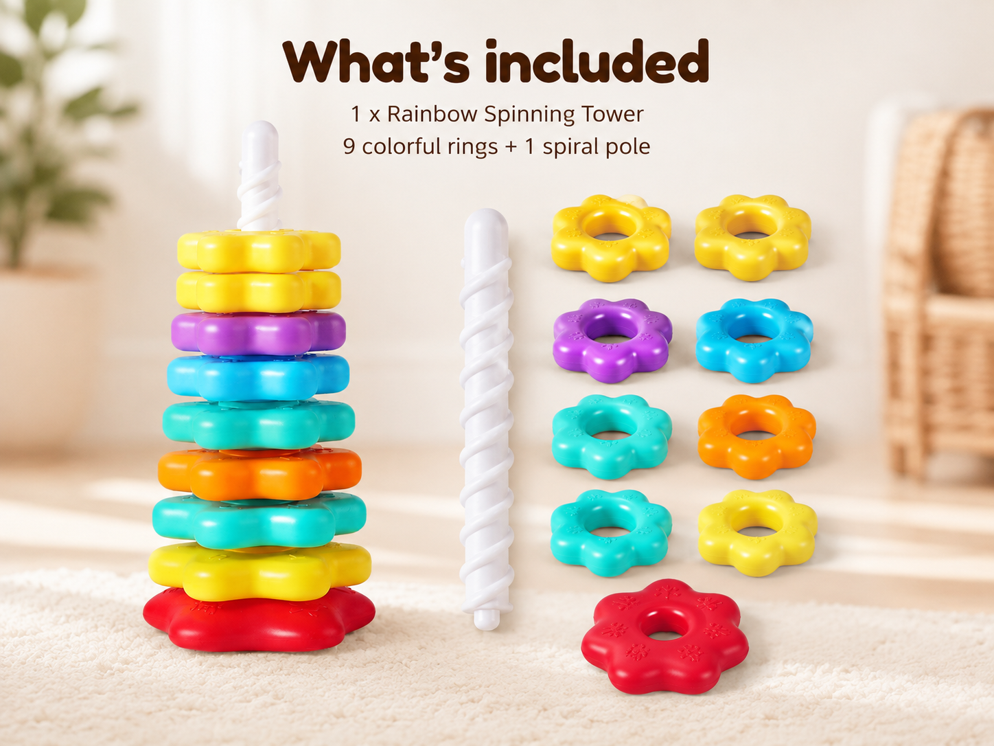 Rainbow Spinning Tower