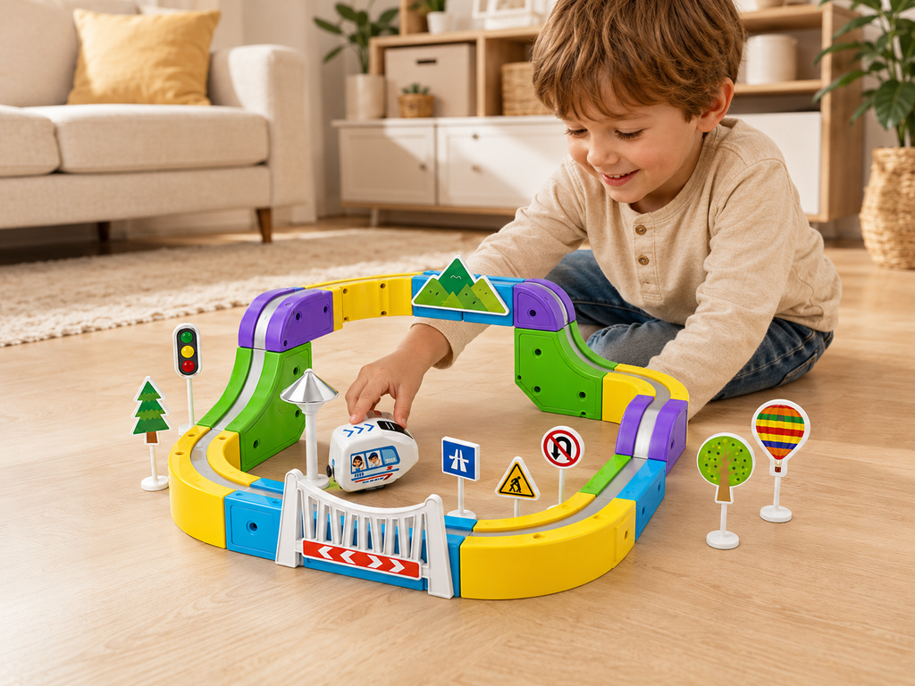 Magnetic Adventure Track Set – 93pcs