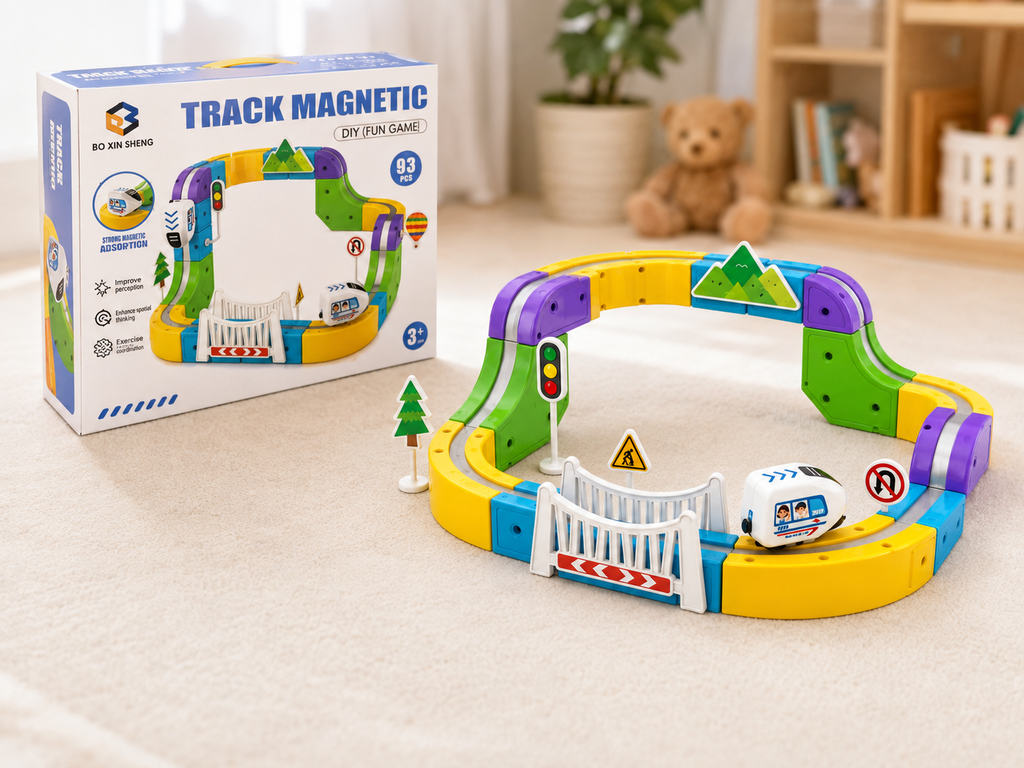 Magnetic Adventure Track Set – 93pcs