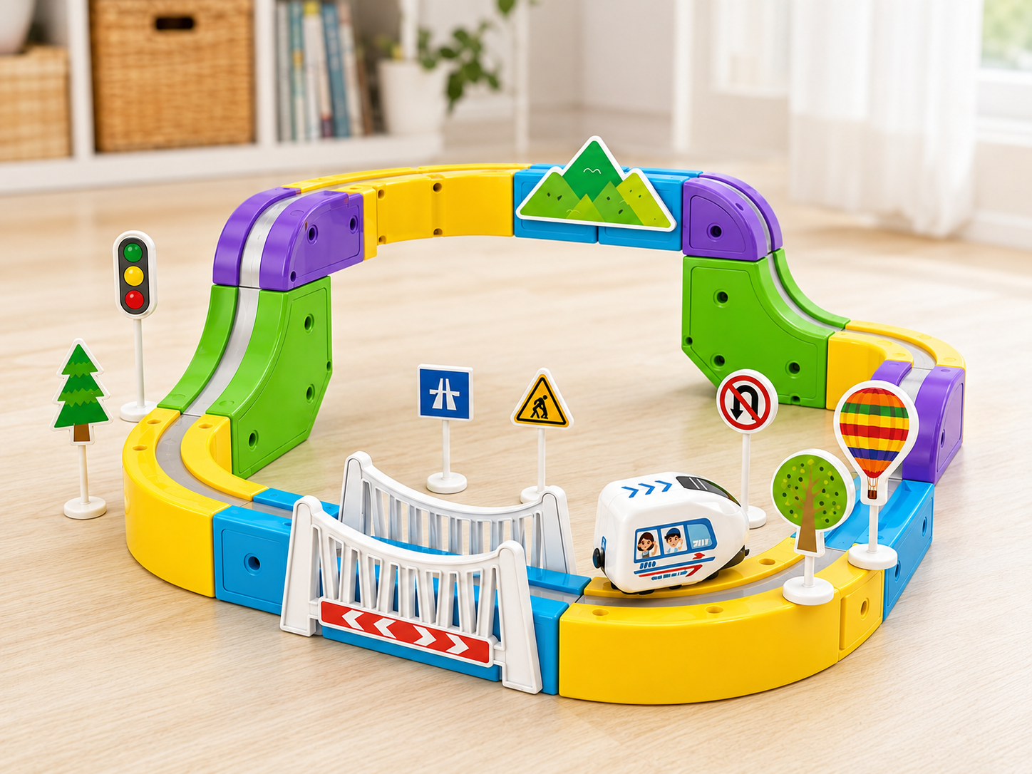 Magnetic Adventure Track Set – 93pcs