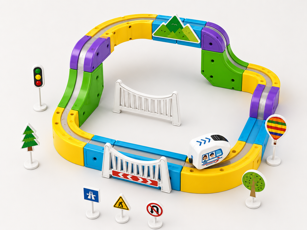 Magnetic Adventure Track Set – 93pcs