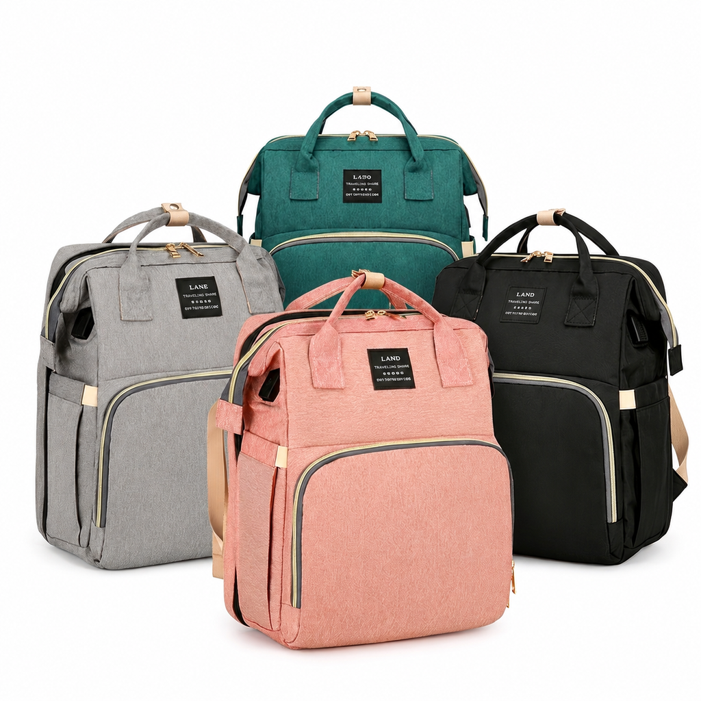 Fold-Out Diaper Backpack & Changing Station