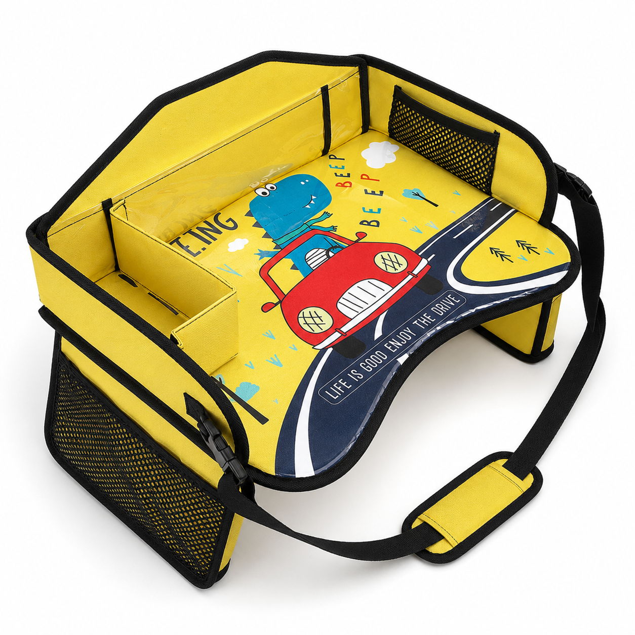 Kids Car Travel Tray & Activity Organizer