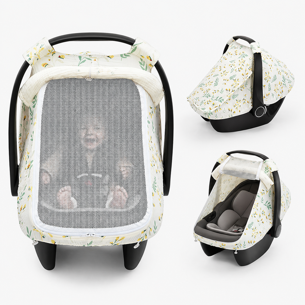 Breathable Baby Stroller Mesh Cover