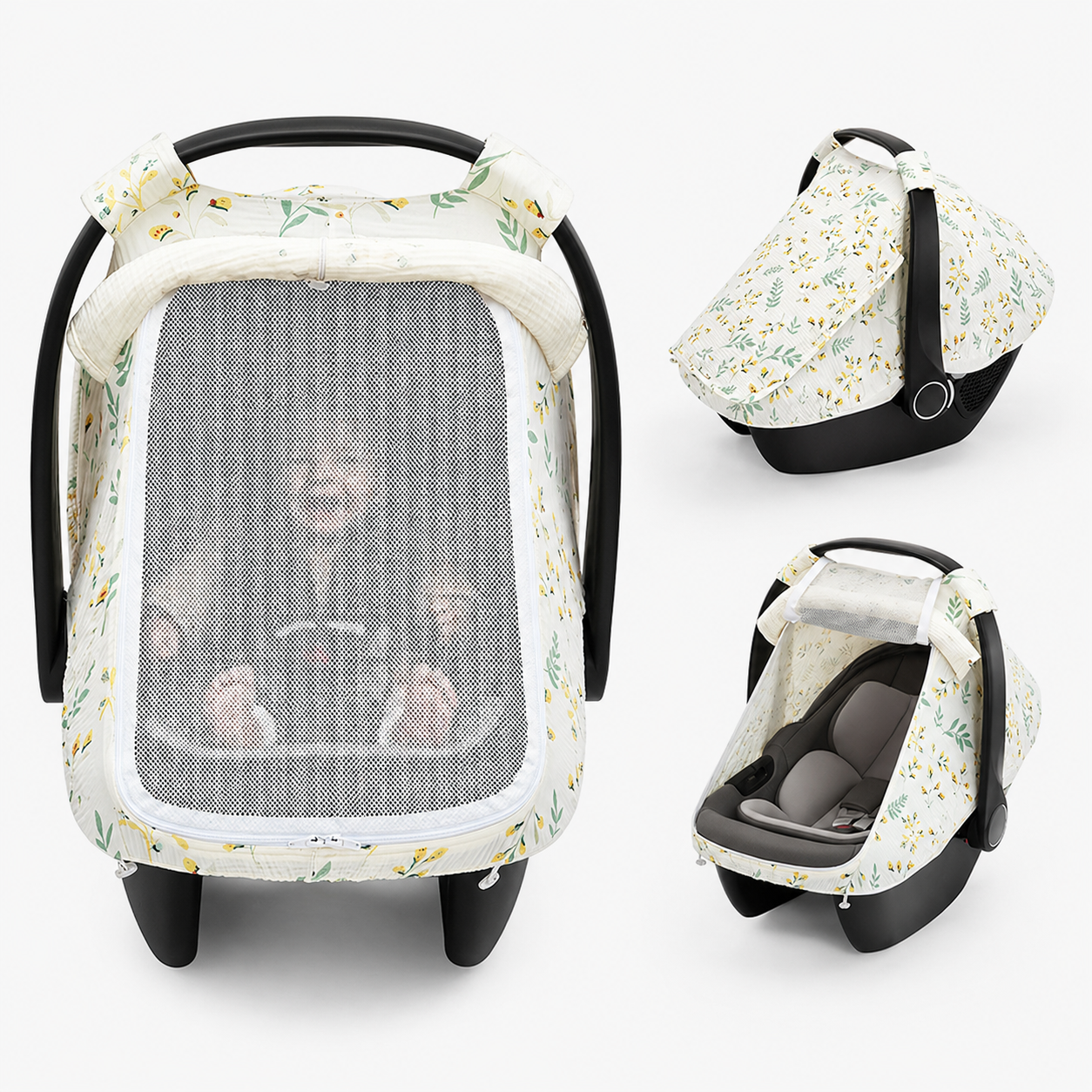 Breathable Baby Stroller Mesh Cover