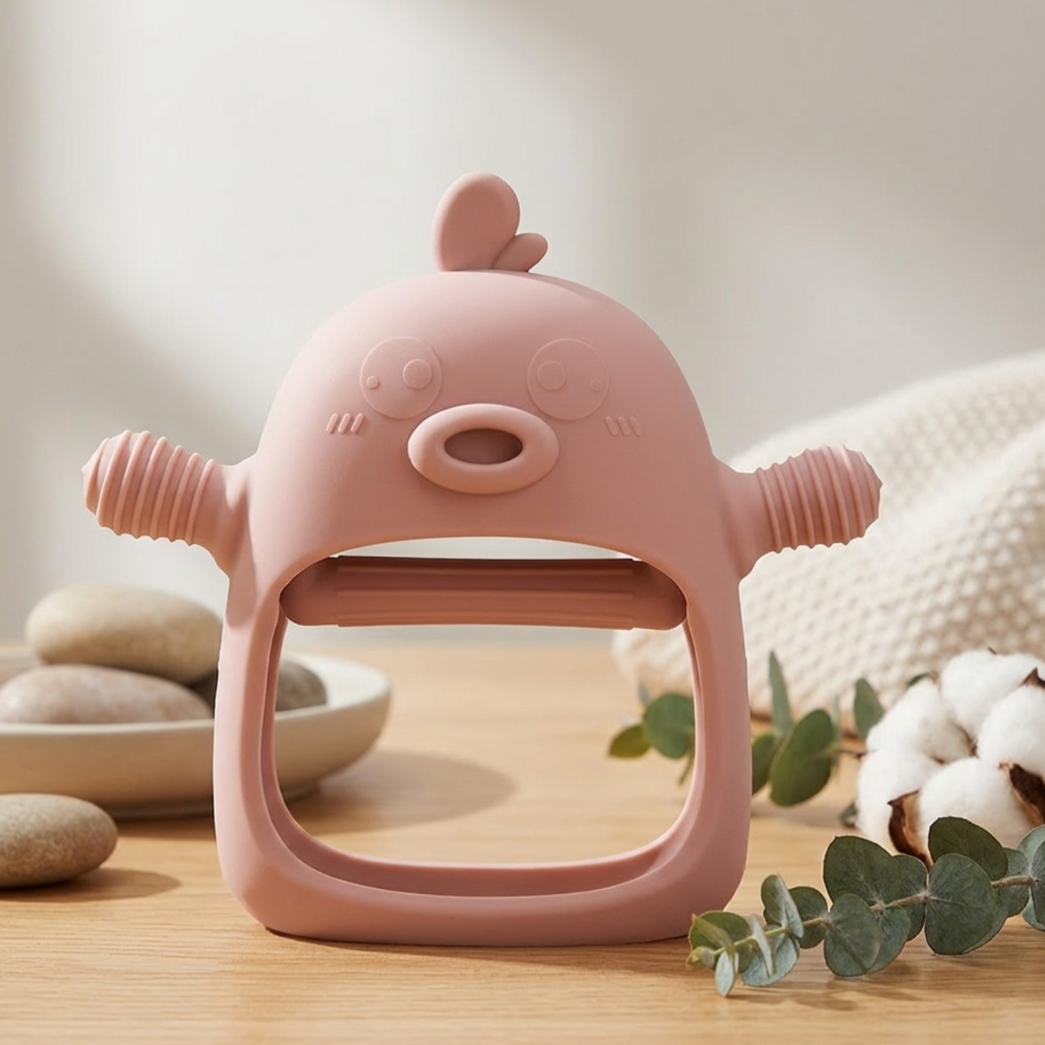 Baby Teething Teether – Gentle Silicone Gum Relief