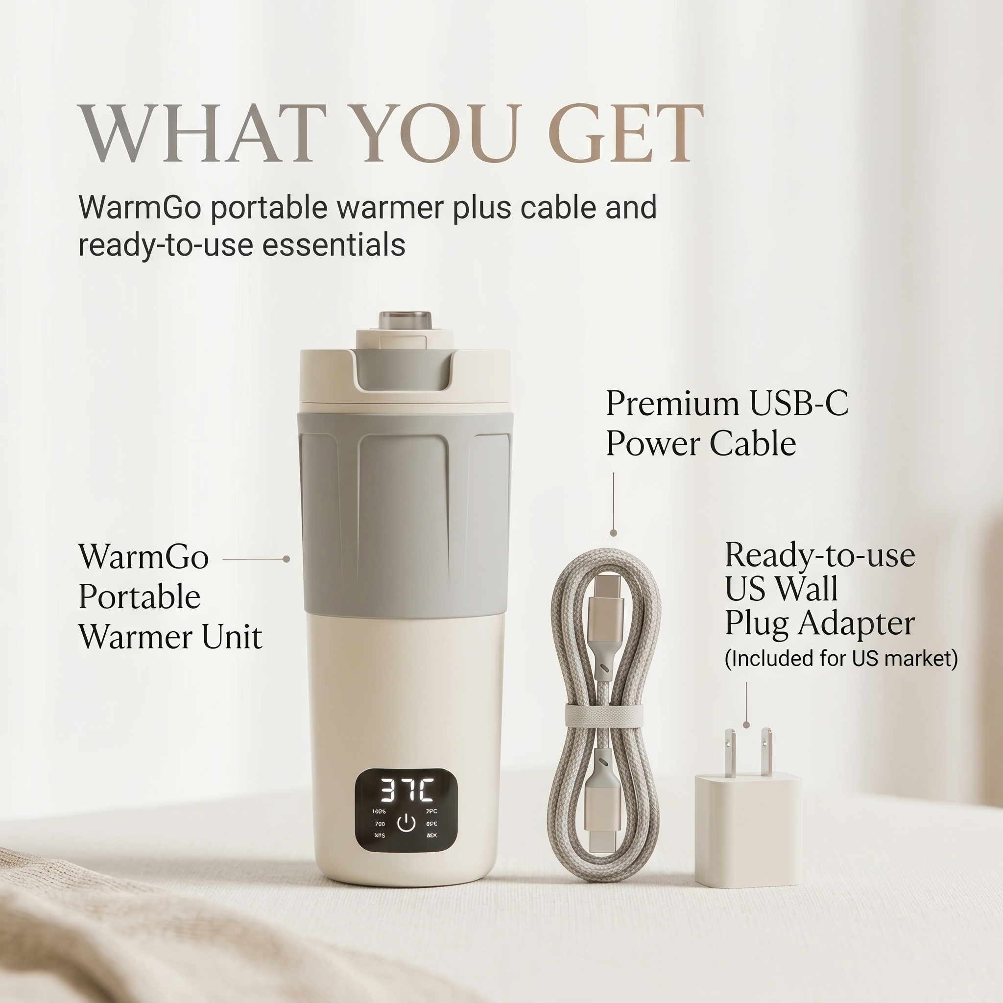 WarmGo Portable Formula & Milk Warmer