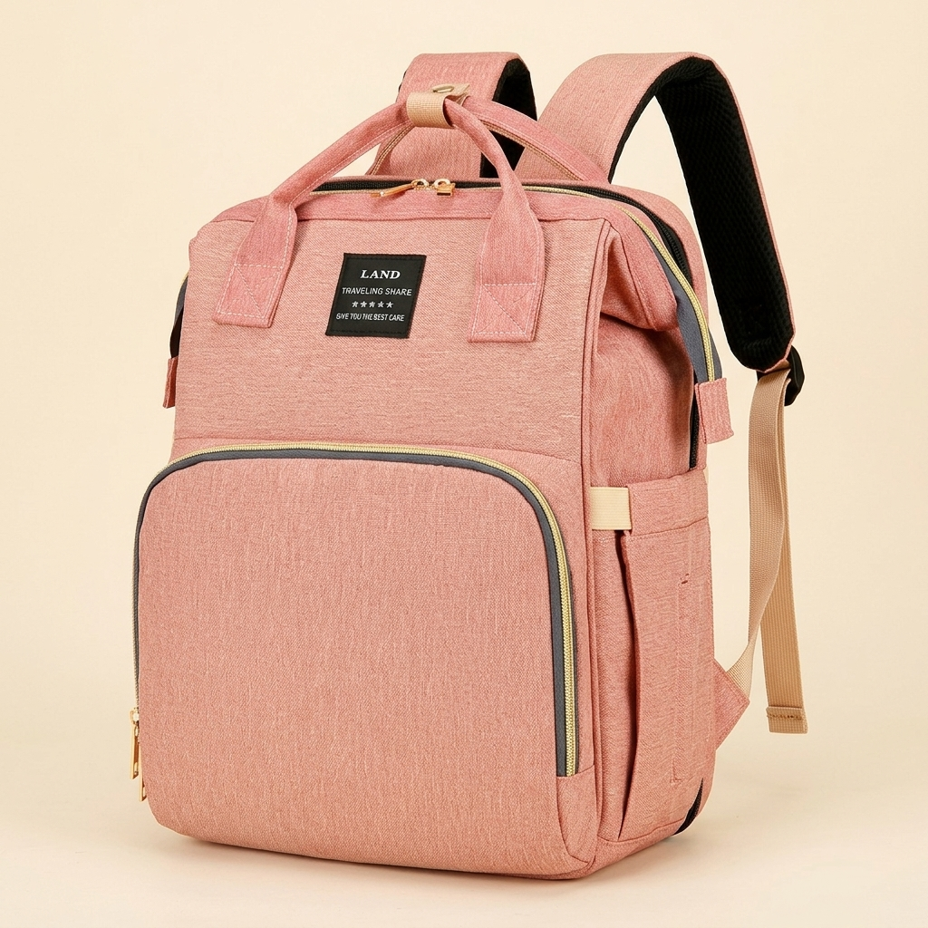 Fold-Out Diaper Backpack & Changing Station