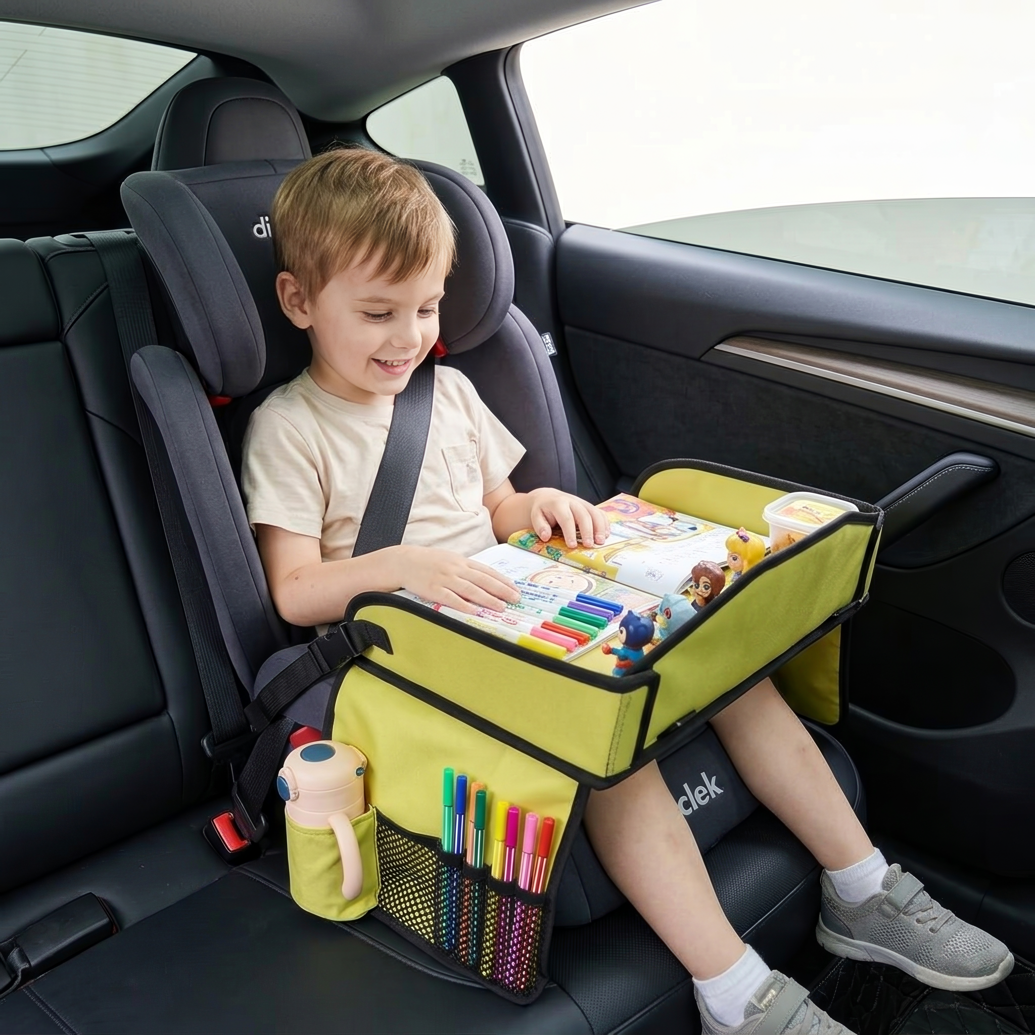 Kids Car Travel Tray & Activity Organizer
