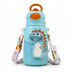 Dinosaur Baby Strap Double Lid Insulated Cup